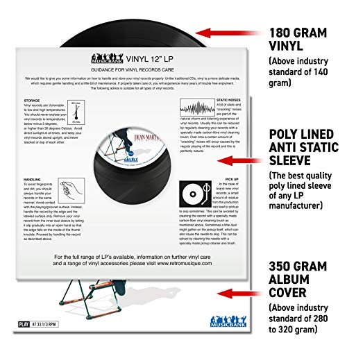 Dean Martin - King Of Cool, 12" Vinyl, 180 Gram, LP Record, Label: MUSICBANK