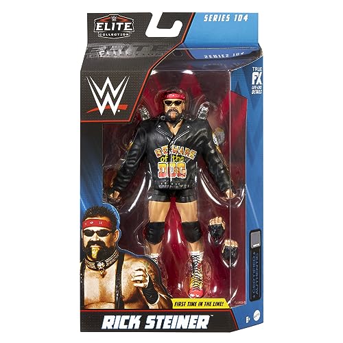 Mattel WWE Rick Steiner Elite Collection Action Figure with Accessories, Articulation & Life-Like Detail, Collectible Toy, 6-Inch, (HKP08)