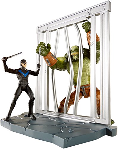 Mattel DC Comics Multiverse 4" Arkham City Nightwing and Killer Croc Figure (2-Pack)