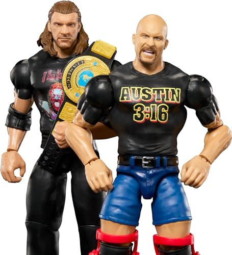 Mattel WWE Championship Showdown Stone Cold Steve Austin & Triple H 2-Pack, HTW03