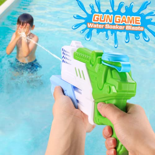 Water Gun for Kids Adults - 4 Pack Water Pistol Super Water Blaster Soaker Squirt Guns Long Range Shooting Game Summer Swimming Pool Garden Party Favor Beach Water Fighting Outdoor Toys for Girl Boy