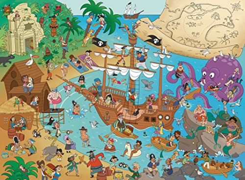 Ravensburger Pirate Island 150 Piece Jigsaw Puzzle for Kids Age 7 Years Up