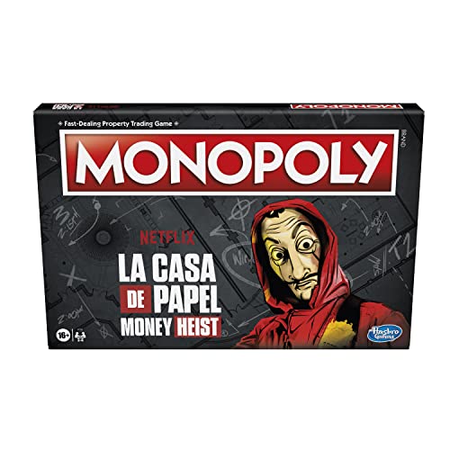 Monopoly: Netflix House of Money/La Casa de Papel Edition Board Game for Adults and Teenagers, from 16 Years, English Version