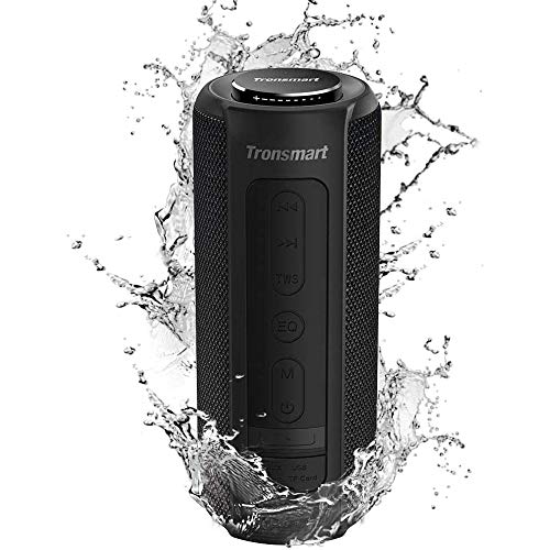 Tronsmart Bluetooth Speaker 5.0, T6 Plus 40W Portable Outdoor Wireless Speaker With Tri-Bass Effects, 6600mAh Powerbank, IPX6 Waterproof, 15 Hrs Playtime, Voice Assistant and handsfree call