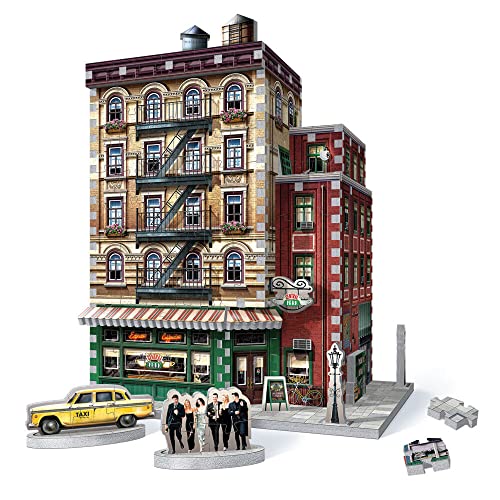 Wrebbit3D | Friends: Central Perk Café (440pc) | 3D Puzzle | Ages 14+