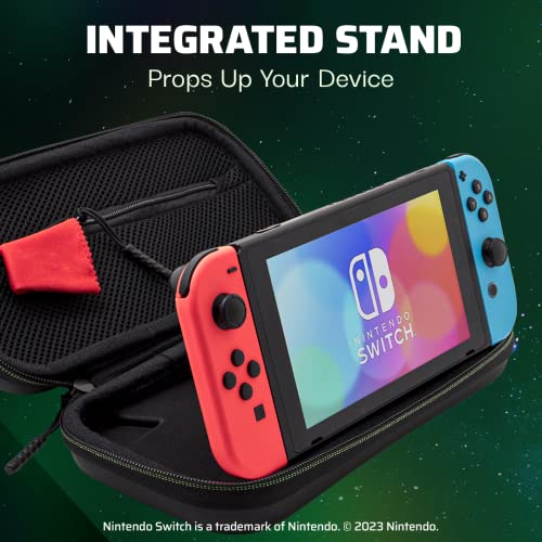 PDP Gaming Officially Licensed Switch Console Case - 1-UP Glow-in-the-dark - Works with Switch OLED & Lite