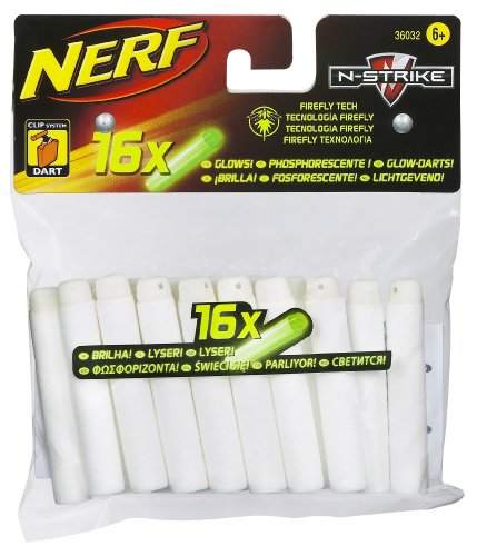 Hasbro - Nerf 36032148 - N-Strike Glow in the Dark Darts Refill Pack