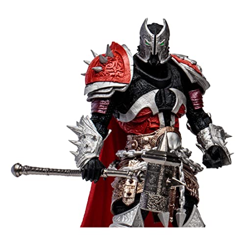 McFarlane Toys, Spawn Comic 7-inch Medieval Spawn Action Figure with 22 Moving Parts, Collectible Figure with Accessories and Collectors Stand Base – Ages 12+