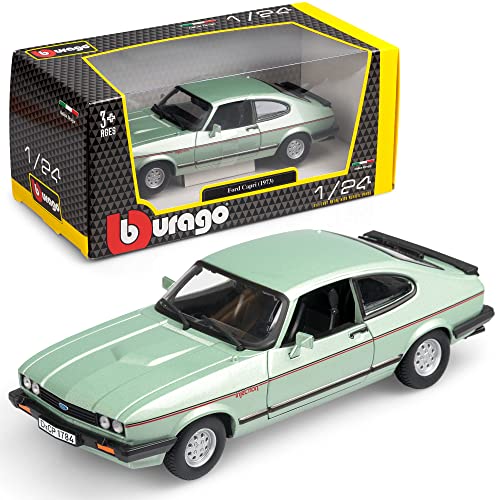 Bburago 15621093BL Ford 1:24 Capri (1982), Green