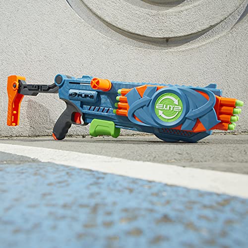 NERF Elite 2.0 Flipshots Flip-16 Blaster with 16 Dart Barrels That Flip to Double Your Firepower, 16-Dart Capacity, 16 Elite Darts