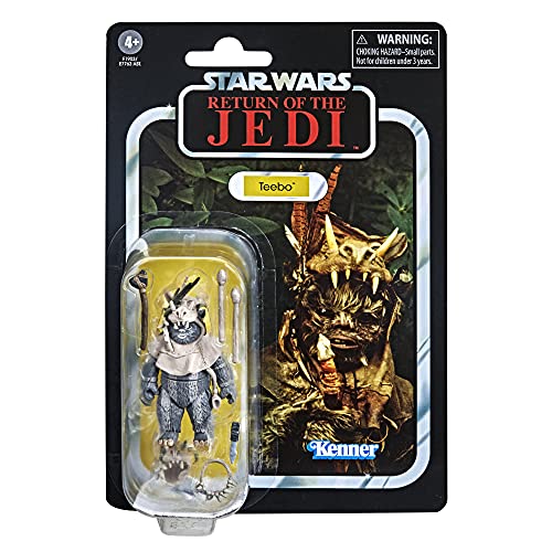 Star Wars Hasbro The Vintage Collection Teebo Toy, 9.5-Cm-Scale Return of the Jedi Figure for Kids Ages 4 and Up, Multicolor