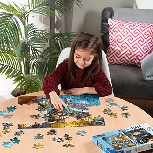 Ravensburger Space Jigsaw Puzzles For Kids Age 6 Years - 2X 100 Pieces XXL [Amazon Exclusive]