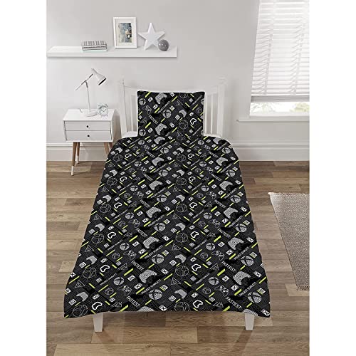 Microsoft Xbox “Reality Design” Duvet Cover & Pillowcase Set - Single Or Double (Single)