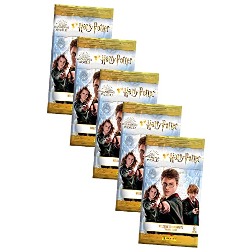 Panini Harry Potter Cards - Welcome to Hogwarts Trading Cards - Trading Cards Series 2 - Card Selection (5 Boosters)