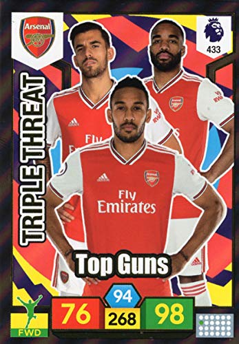 Panini Adrenalyn XL PREMIER LEAGUE 2019/20 ARSENAL TRIPLE THREAT TRADING CARD - TOP GUNS