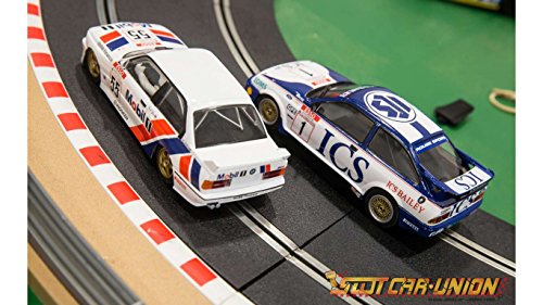 Scalextric C3693A Legends Touring Twinpack-Ford Sierra RS500 and BMW E30 Car, White