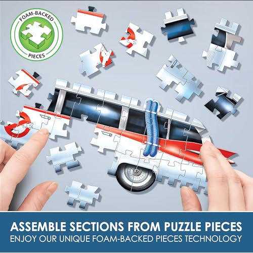 Wrebbit3D | Ghostbusters: ECTO-1 (280pc) | 3D Puzzle | Ages 14+