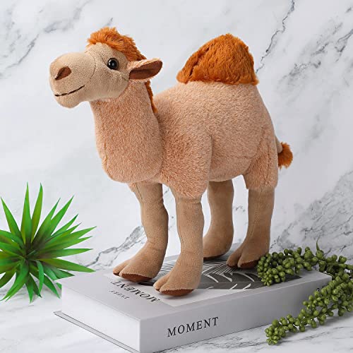 Camel Plush Toy, Stuffed Animal Plushie Doll, Soft Fluffy Like Real Desert Animals Hugging Toy - Present for Every Age & Occasion