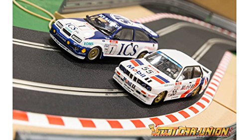 Scalextric C3693A Legends Touring Twinpack-Ford Sierra RS500 and BMW E30 Car, White