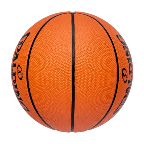 Spalding - TF-50 - Classic colour - Basketball - Size 6 - Basketball - Basketball - Beginner ball - Rubber material - Outer - Anti-slip - Excellent grip - Very durable.