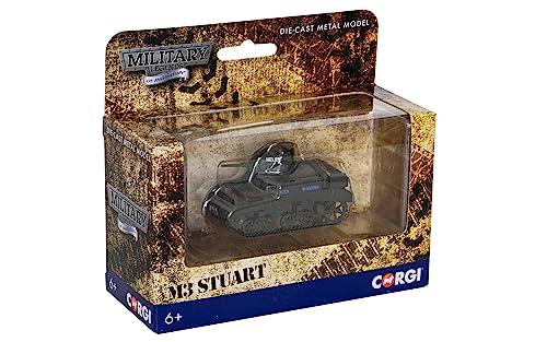 Corgi CS90641 MiM - M3 Stuart Tank Show Case,Black