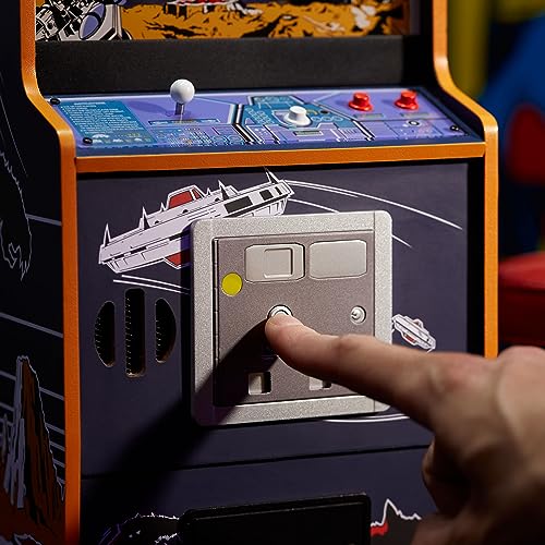 Quarter Arcades Official Space Invaders I 1/4 Sized Mini Arcade Cabinet by Numskull – Playable Replica Retro Arcade Game Machine – Micro Retro Console