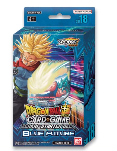 BANDAI | Dragon Ball Super CG: Zenkai Series Starter Deck (SD18) - Blue Future | Card Game | Ages 6+ | 1 Player