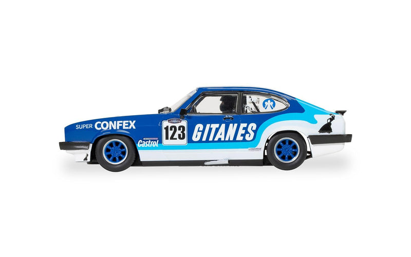 Scalextric Hornby Hobbies LTD C4402 Ford Capri Mk3-Gerry Marshall Trophy Winner 2021-Jake Hill Slot Classic Touring Cars, Blue, 1:32 Scale