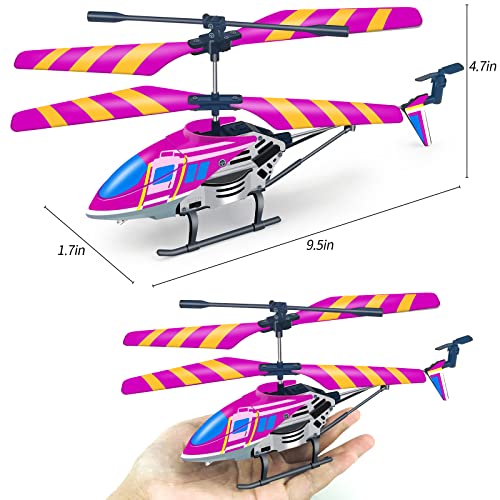 YongnKids Remote Control Helicopter, Helicopter Toy for Boys Girls, 3.5 CH & Gyroscope & LED Lights Indoor Outdoor Games Easy to Control for Beginner, Rc Helicopter for Kids Christmas Birthday Gifts