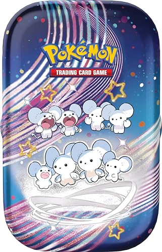 Pokémon TCG: Scarlet & Violet—Paldean Fates Mini Tin – Maushold (2 Booster Packs, 1 Sticker & 1 Art Card)