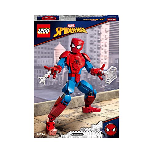 LEGO 76226 Marvel Spider-Man Figure, Fully Articulated Action Toy, Super Hero Movie Set with Web Elements, Collectible Model, Toys for Boys and Girls