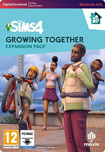 The Sims 4 Growing Together Expansion Pack (EP13) | Code In A box | PC/Mac Code EA App - Origin | VideoGame | English