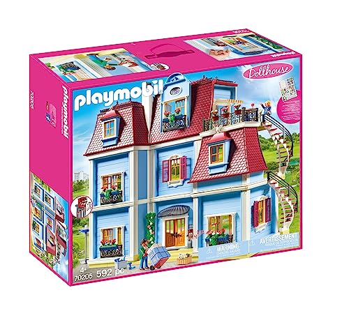 Playmobil Dollhouse 70205 Large Dollhouse, For Children Ages 4+