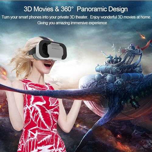 VR Headset Compatible with iPhone & Android Phone-Virtual Reality Headsets Google Cardboard -Mini Exquisite Light Weight- Comfortable New 3D VR Glasses(VR4.0 VR BOX, 1 PACK)