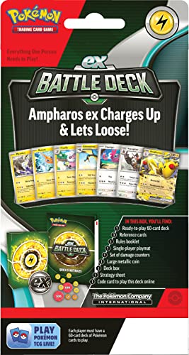 Pokémon TCG: Ampharos ex Battle Deck (Ready-to-Play 60-Card Deck)