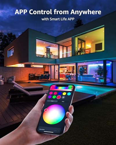 Lepro GU10 Smart Bulb, Dimmable Colour Changing Smart Light Bulb GU10, RGB Warm White WiFi Smart GU10 LED Bulbs, Compatible with Alexa and Google Home, 4.5W = 50W, Pack of 2 (2.4GHz WiFi Only)