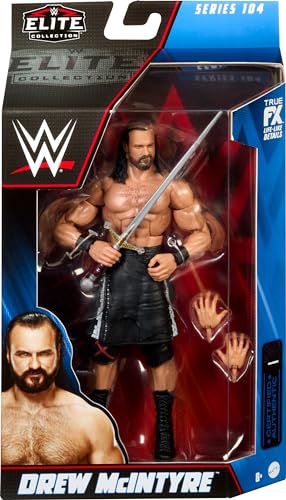 Mattel WWE Drew McIntyre Elite Collection Action Figure with Accessories, Articulation & Life-like Detail, 6-inch