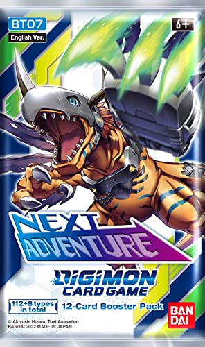 BANDAI | Digimon Card Game: Booster - Next Adventure BT07 | Card Game | Ages 6+ | 2 Players | 10 Minutes Playing Time Multicolor BCL2602498