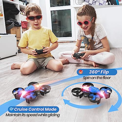 Holy Stone HS210F Mini Drone for Kids, 2-In-1 Mini RC Drone with Altitude Hold, 3D Flip and 3 Speed Modes Quadcopter for Beginners, Propellers Full Protect Easy to Fly Toy Gift for Boys and Girls