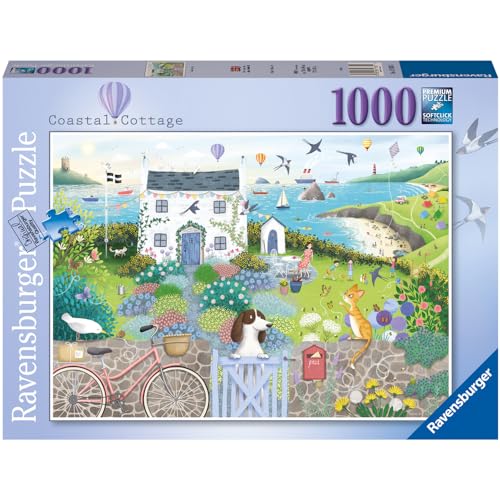 Ravensburger 17631 Coastal Cottage 1000 Piece Jigsaw Puzzles for Adults and Kids Age 12 Years Up, Multicolour, One Size