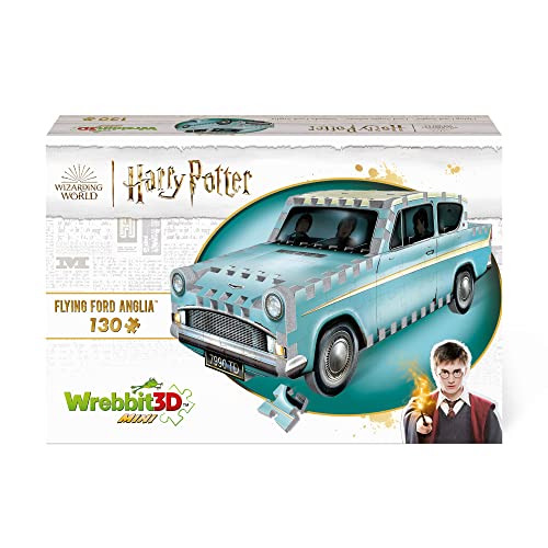 Wrebbit3D | Harry Potter: Flying Ford Anglia (130pc) | 3D Puzzle | Ages 12+