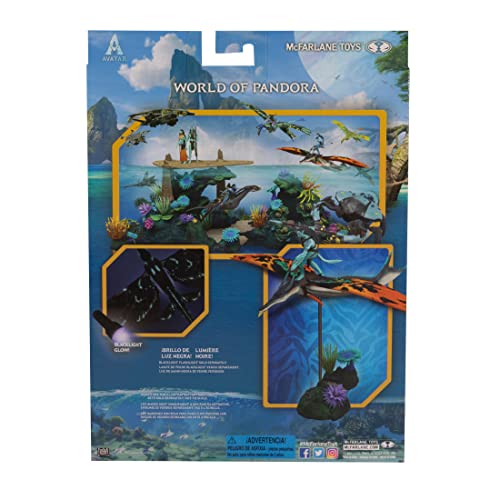 McFarlane Toys, Disney Avatar, World of Pandora Skimwing and Tonowari Avatar Movie Action Figure Set, Disney Toys Collectible Figure – Ages 8+