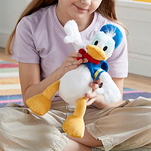 Disney Store Official Donald Duck Small Soft Toy for Kids, 32cm/12”, Cuddly Character with Soft Feel Finish and Embroidered Details, Classic Sailor's Outfit - Suitable for Ages 0+