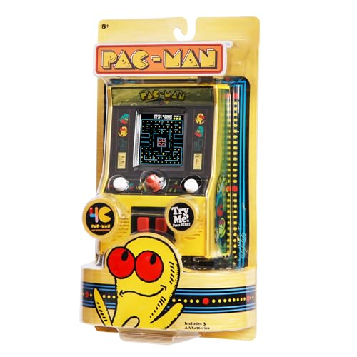 Basic Fun 09530 Classics Pac-Man Color LCD Retro Mini Arcade Game