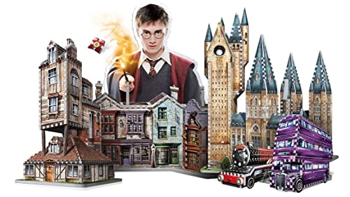 Wrebbit3D HOGHAG Hagrid's Hut Harry Potter Puzzle, Multicolor, (270-Piece)