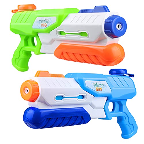 Yojoloin Water Pistol,2 Pack Water Gun for Kids Adults,1200ml Powerful Water Blaster Pistols,Outdoor Games Garden Beach Summer Party Swimming Pool Game for Children