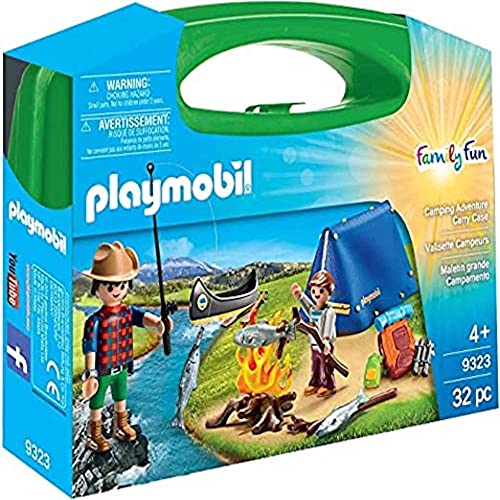 Playmobil 9323 Camping Carry Case, Fun Imaginative Role-Play, PlaySets Suitable for Children Ages 4+