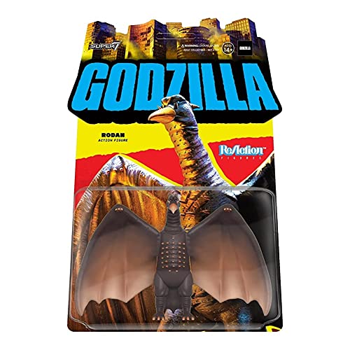 SUPER7 TOHO W1 RODAN Reaction FIG,Brown,12.19 x 11.18 x 5.33 cm; 91 Grams