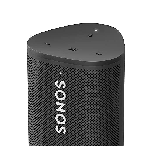 Sonos Roam, The portable smart speaker for all your listening adventures (With Voice, Black)