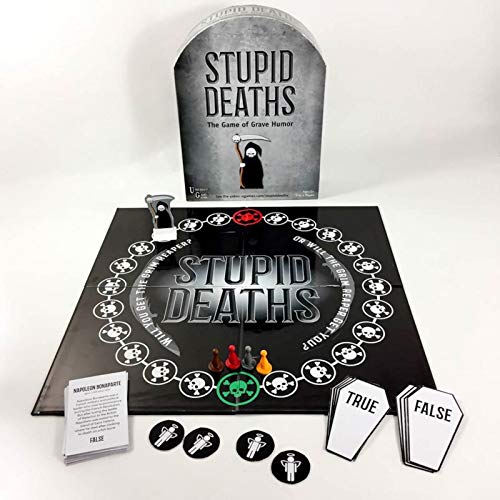 Paul Lamond Games Stupid Deaths Board Game,Black